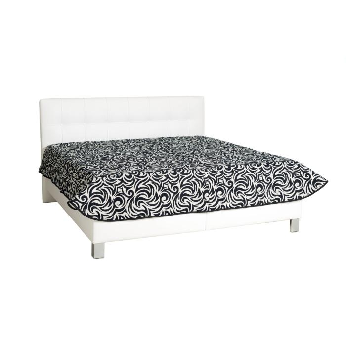 Čalouněná postel s vysokým čelem - PO, Matrace Royal Max