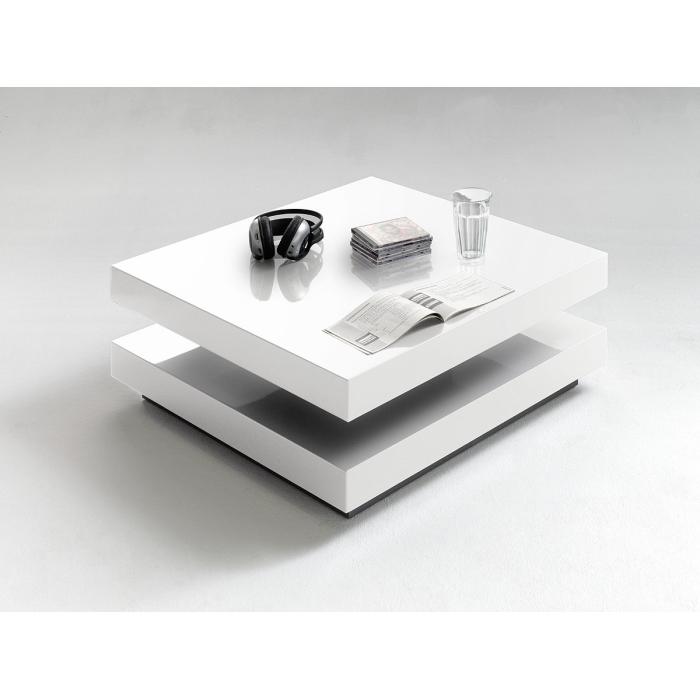 Bílý konferenční stolek HUGO -  WT