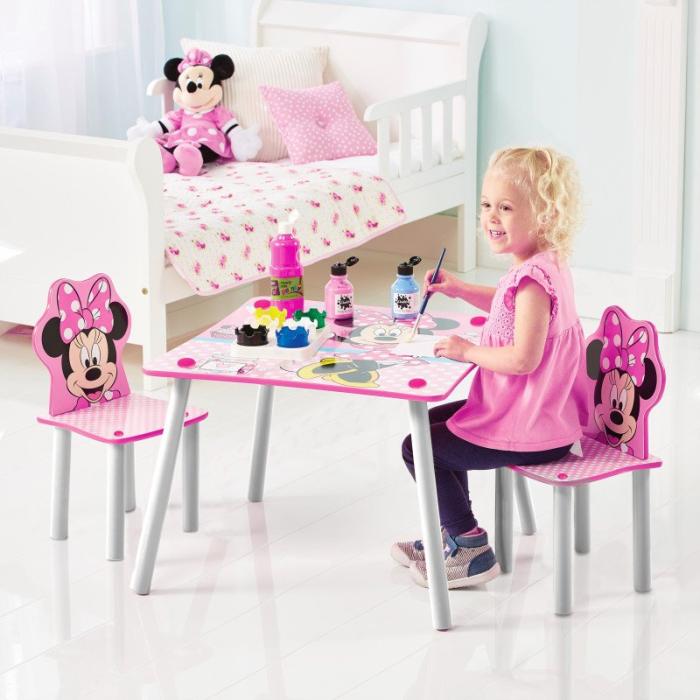 Dětský stůl s židlemi Myška Minnie - bH
